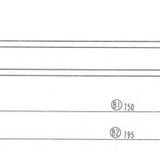 Black Double Towel Rail (Round)