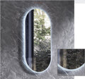 450mm Montego LED Mirror – Oval Wall Hung Bathroom Mirror with Backlit Light, Demister & Touchless Sensor
