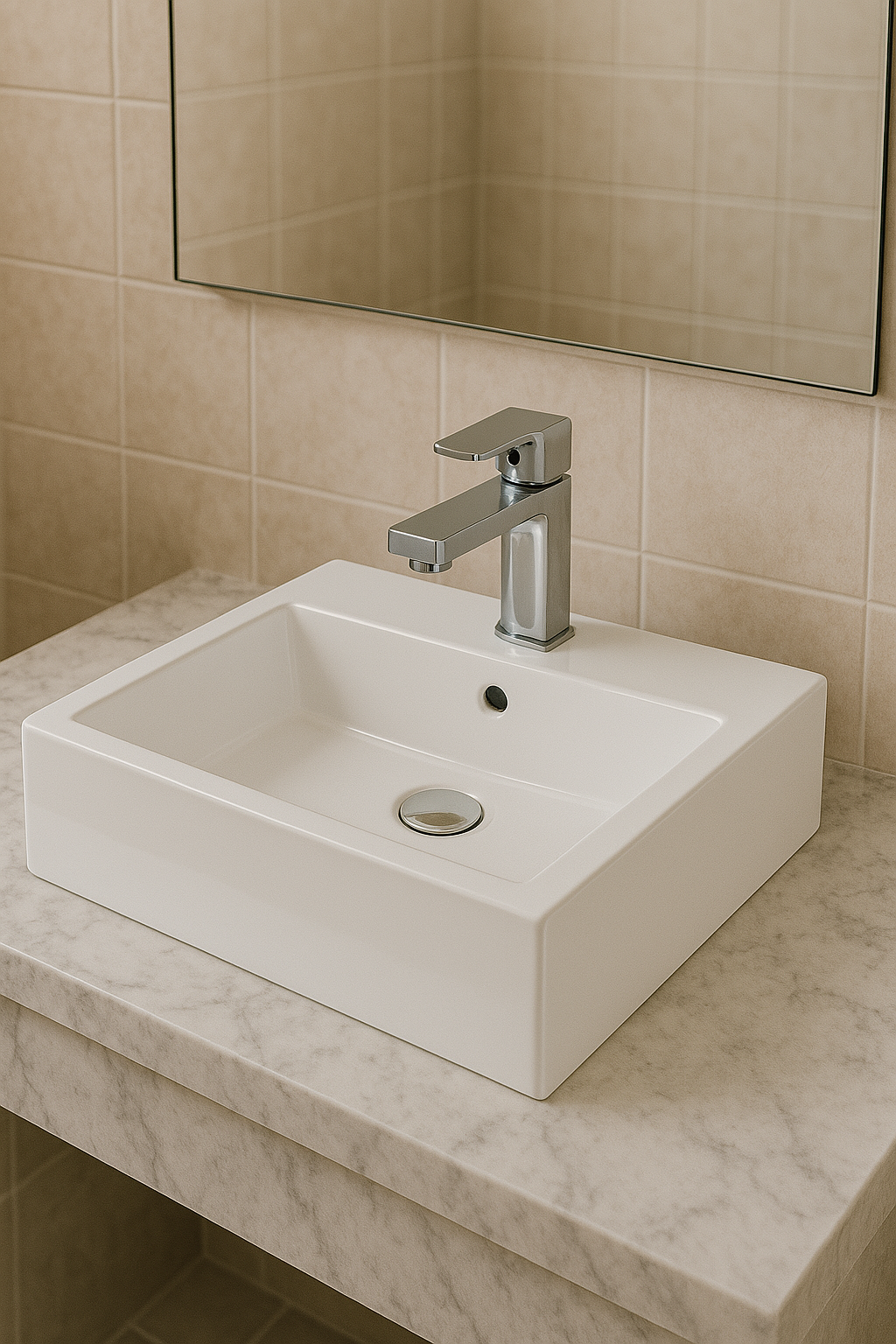 480 Semi Recessed Basin