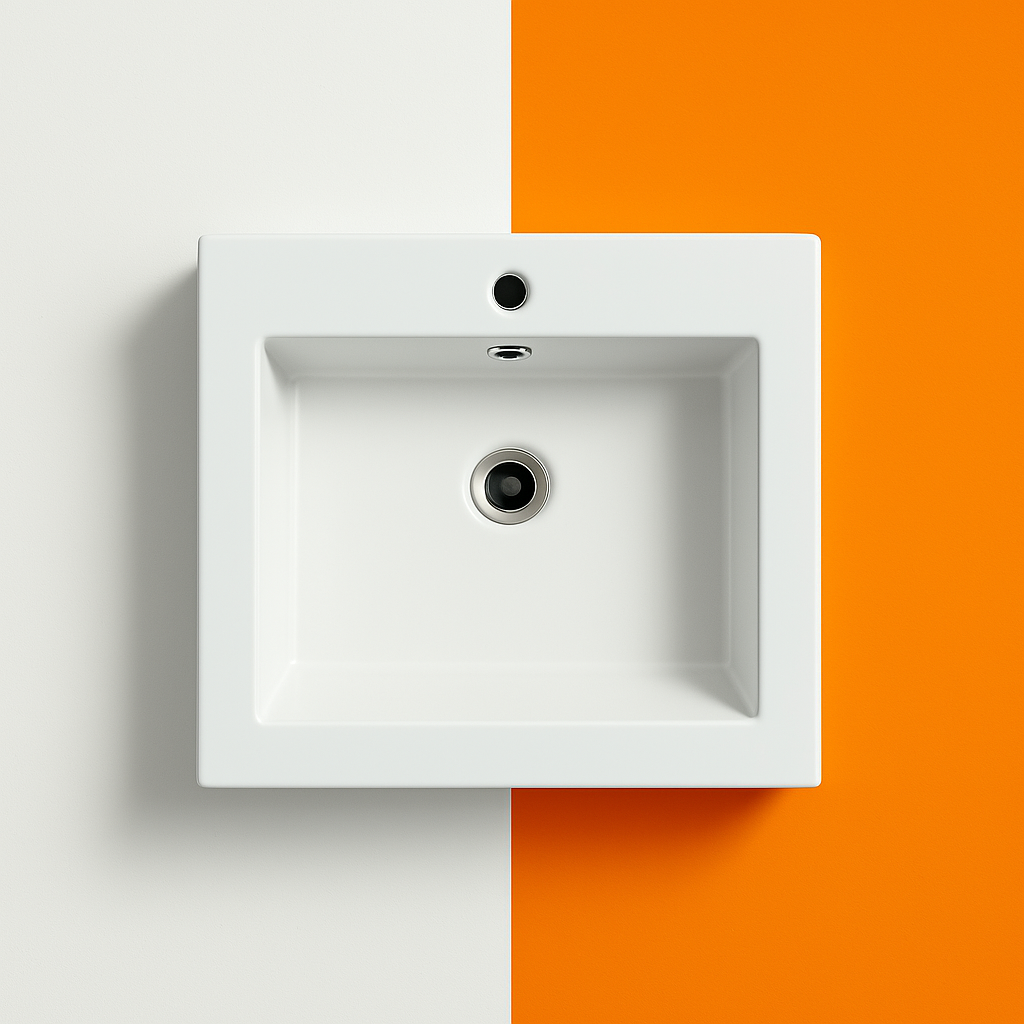 500 Semi Recessed Basin