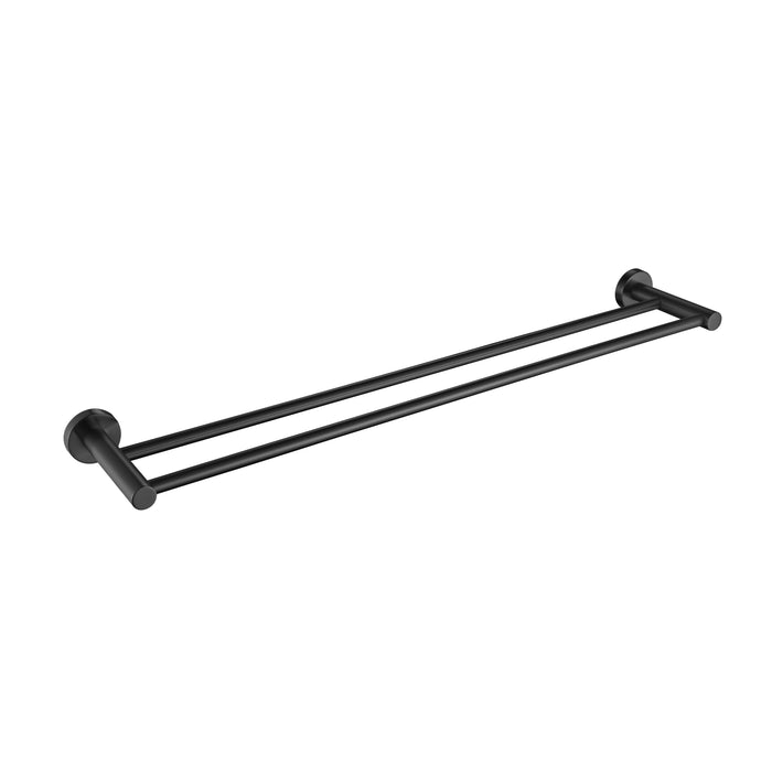 600 Gunmetal Double Towel Rail