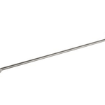 Brushed Nickel Single Towel Rail BN-5024 – 600mm wall-mounted towel rail for contemporary bathrooms.