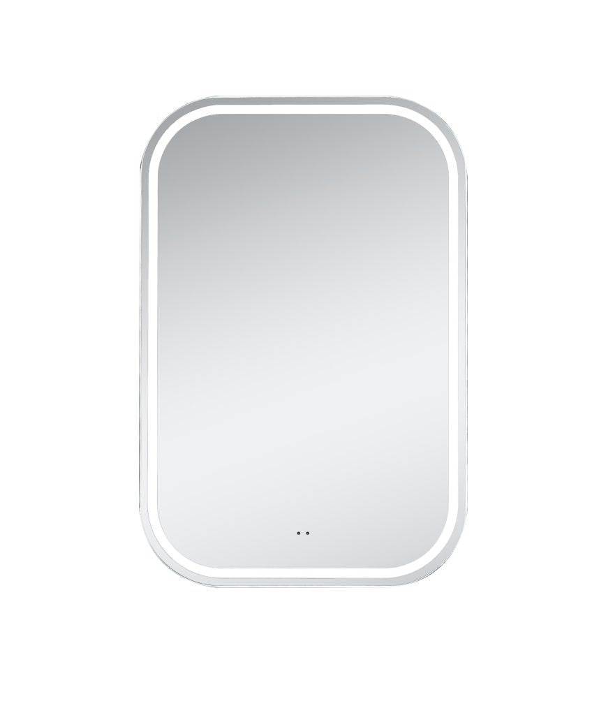 600mm Eric Round Corner LED Shaving Cabinet – Soft Close Mirror Door