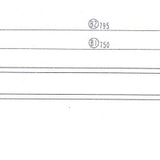 Black Square Double Towel Rail