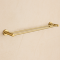 Marbella Brushed Gold Double Towel Rail 600mm