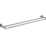 AB-5072 Antique Brass Double Towel Rail 750mm with dual rails, featuring a vintage antique brass finish, ideal for bathrooms and kitchens.