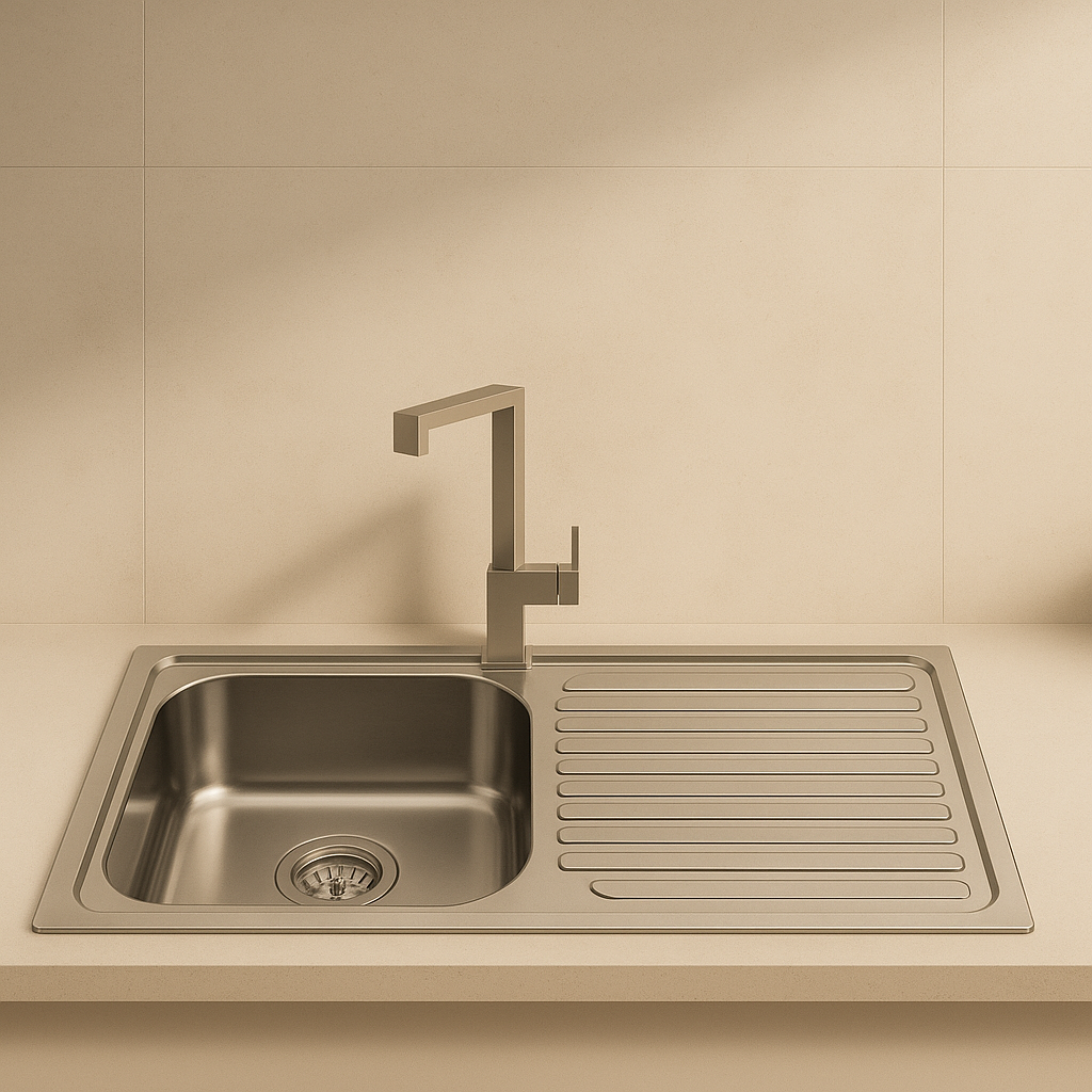 760mm Square Corner Sink
