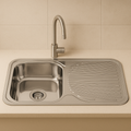 780mm Round Corner Sink