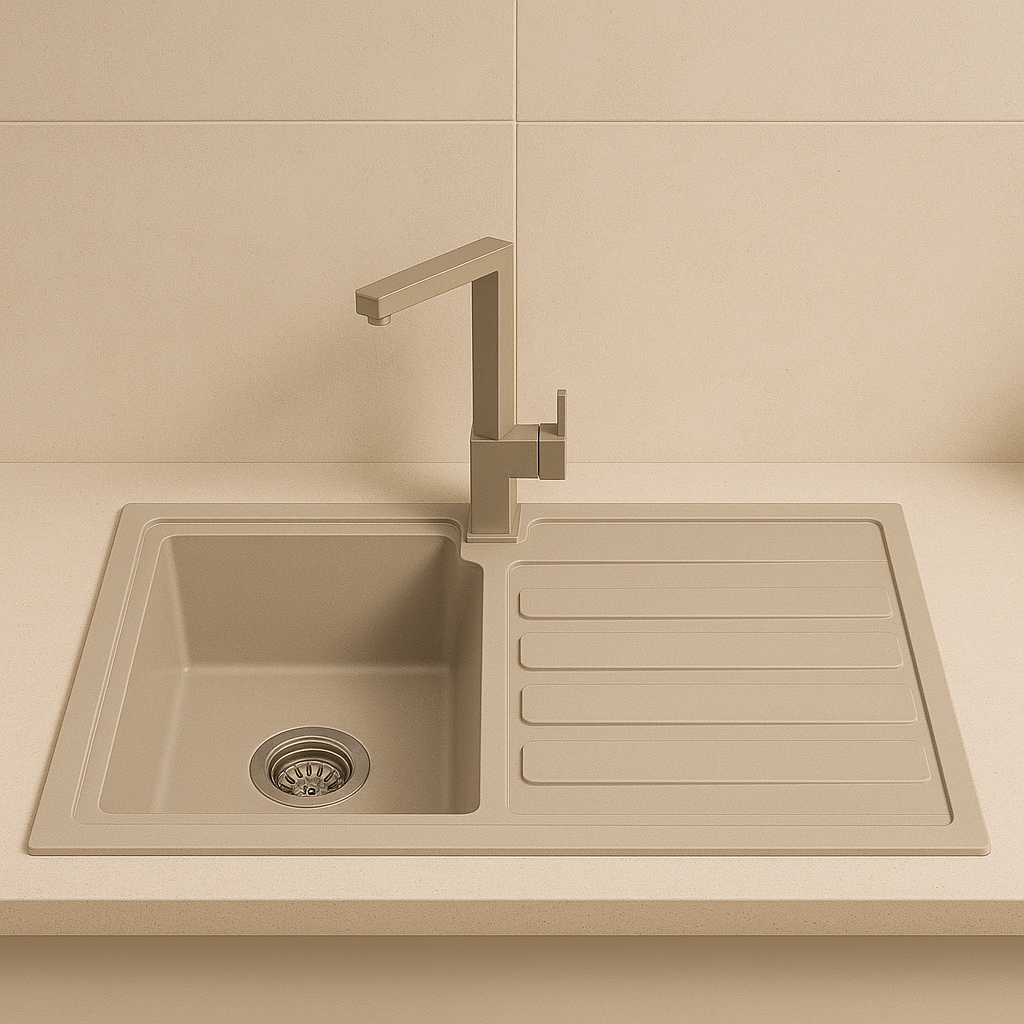 800mm Square Drop-In Sink