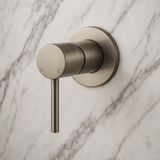 Valencia 80mm Brushed Nickel Wall Mixer