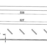 Black Stainless Steel Shelf