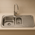 980mm Round Corner Sink
