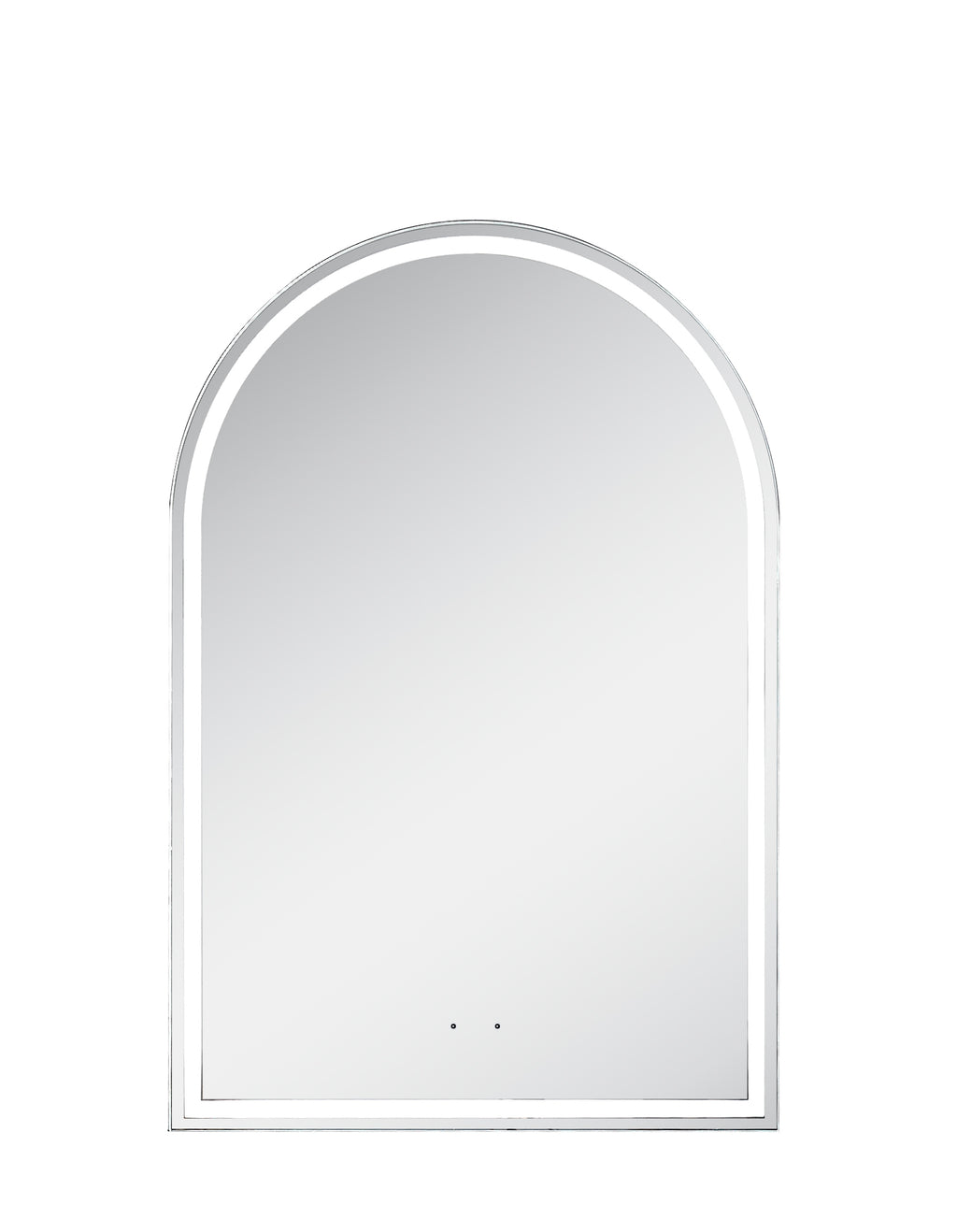 ARCH LED Shaving Cabinet – Arched Mirror with Soft Closing Door in Natural Timber or Matt White