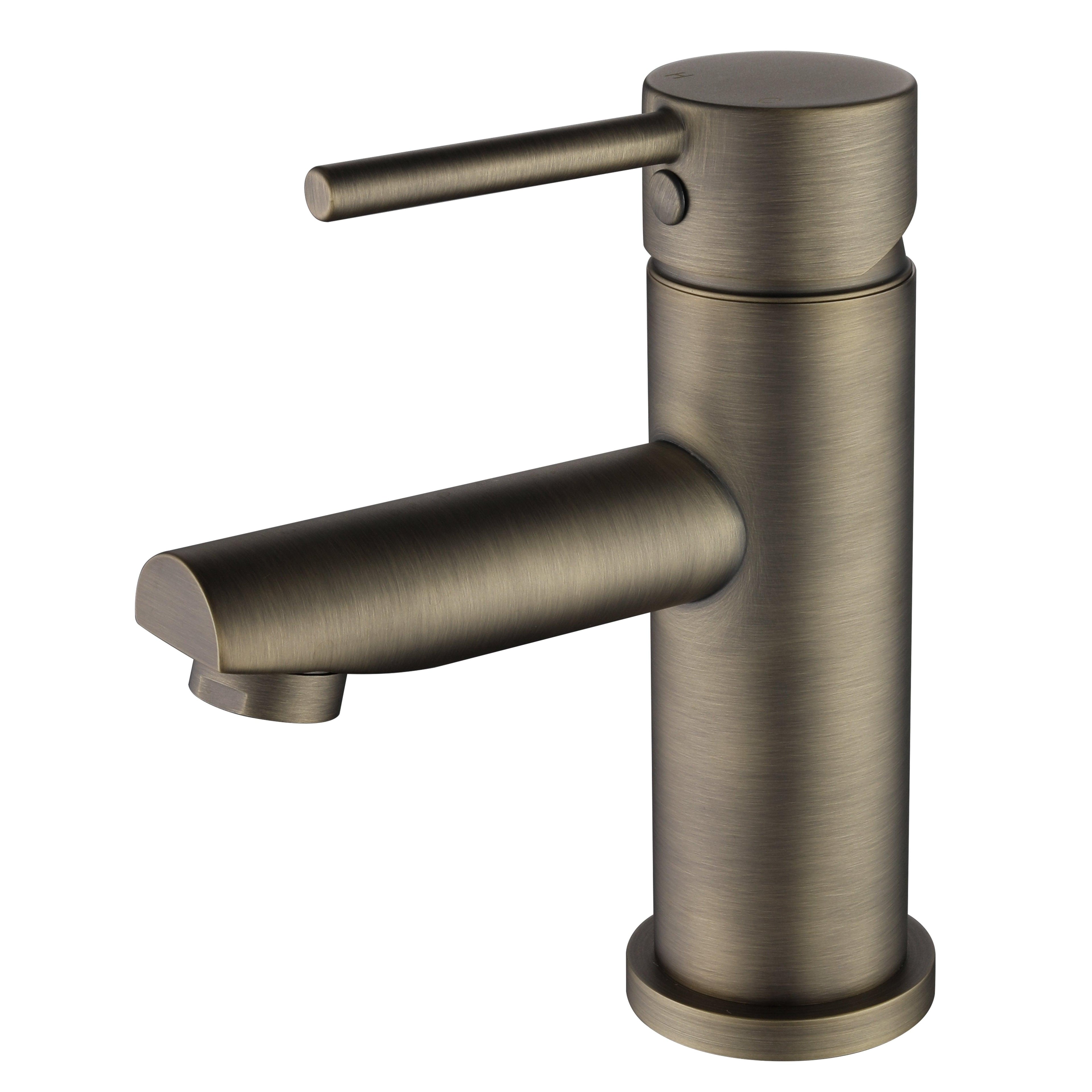 Seville Antique Brass Basin Mixer