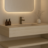 Seville Antique Brass Basin Mixer