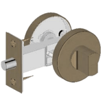 Antique Brass Door Lock - Model JD-MH601F - Elegant and Secure Privacy Lock for Interior Doors