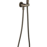 Seville Antique Brass Shower Handpiece on Bracket