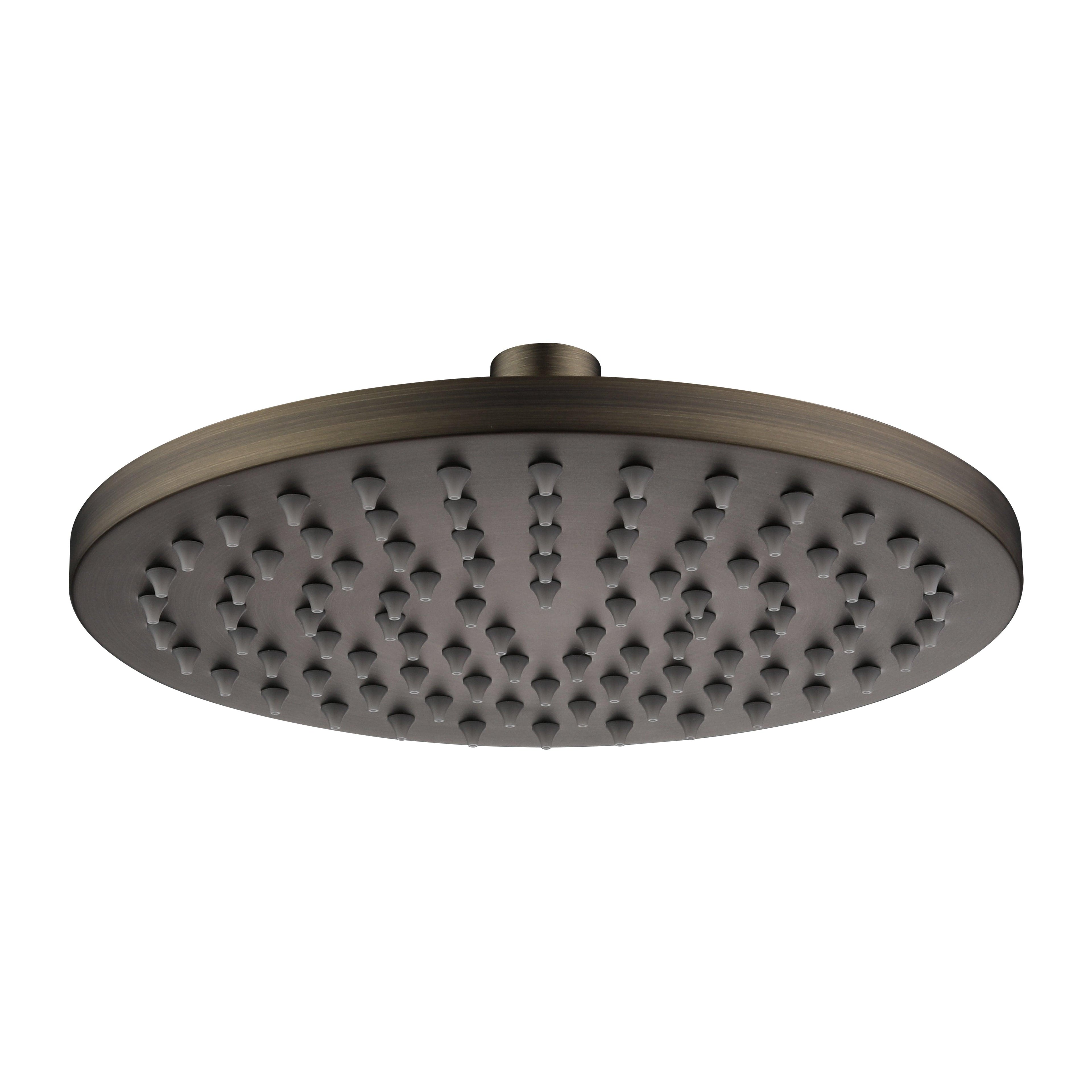 Seville Antique Brass Shower Head - 250mm
