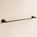 Seville Antique Brass Single Towel Rail 750mm