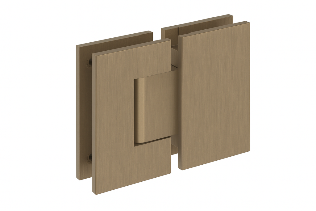 Seville Antique Brass Shower Hinge