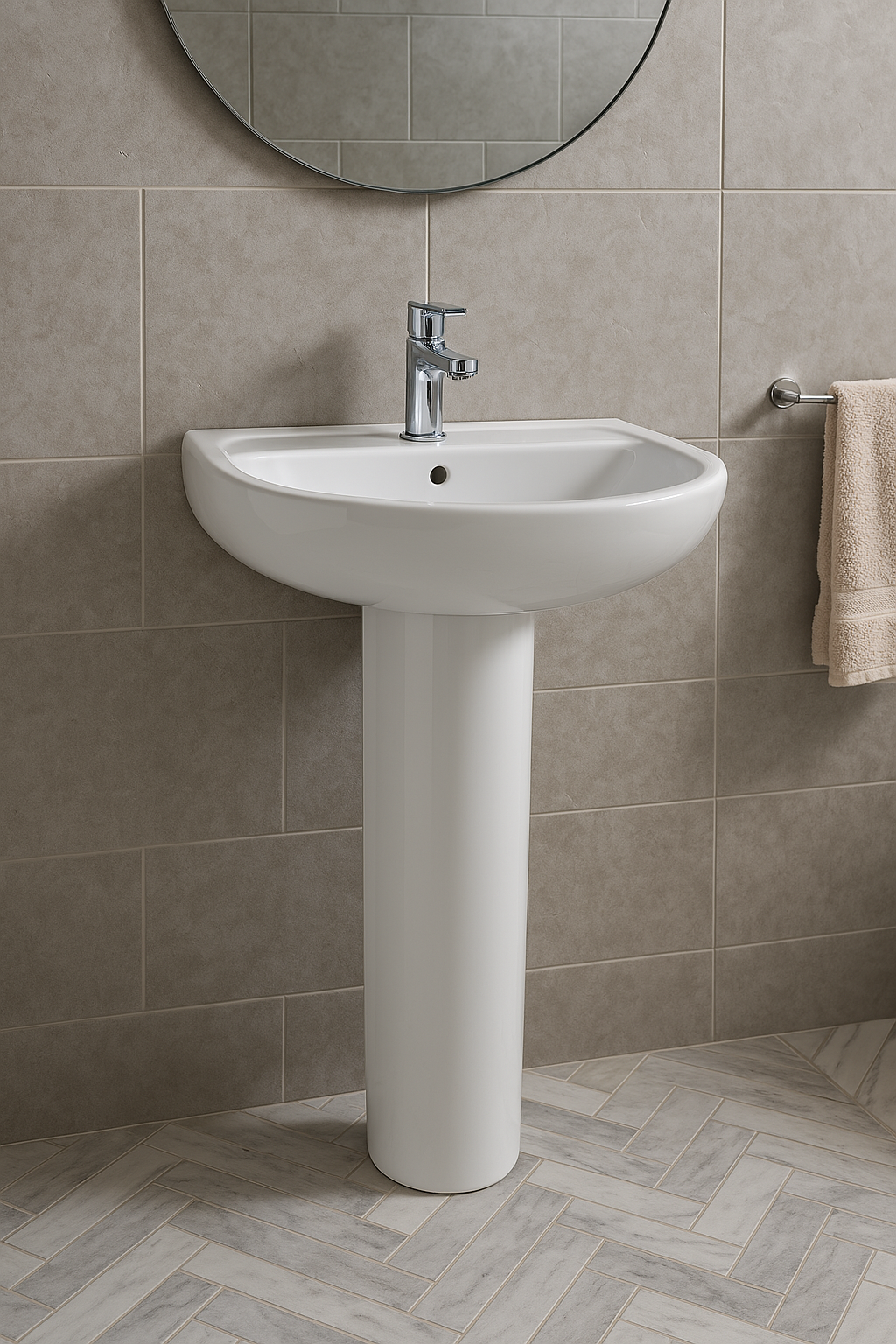 Basin with Pedestal 570*475*855