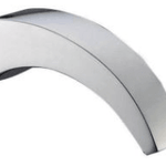 PK514 Bath Spout – 185mm chrome bath spout with a sleek curved design, offering smooth water flow and modern elegance for contemporary bathrooms.