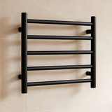 Black 5 Round Bars
