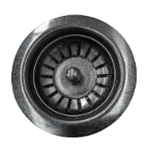 CH-BA1 Black Basket Waste – Modern Bathroom Drain Accessory