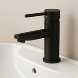Black Round Basin Mixer