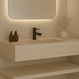 Black Round Basin Mixer