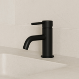 Black Round Basin Mixer