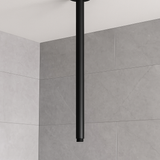 Black Round Ceiling Shower Arm