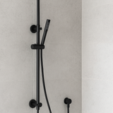 Black Round Shower Unit