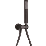 Black Round Shower Unit on Bracket – Modern Bathroom Shower with 8L/Min Flow Rate and WELS 3 Star Rating
