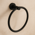 Black Round Towel Ring