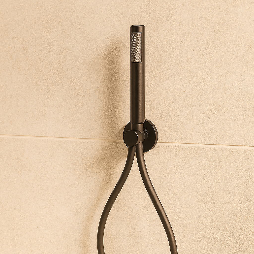 Black Shower Hose & Sprayer