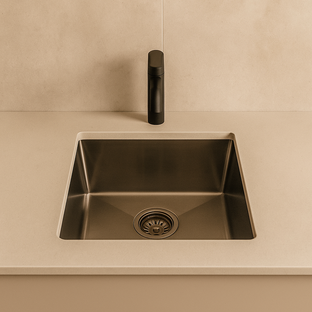 Black Single Bowl Sink