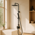 Black Square One Function Shower Unit