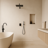 Black Square Shower Head 250x250