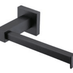 Black Square Toilet Paper Holder featuring a minimalist square design and sleek matte black finish, perfect for modern and contemporary bathroom spaces.