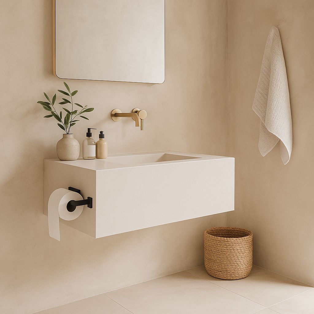 Onix Black Square Toilet Paper Holder