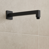 Black Square Wall Mounted Shower Arm