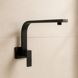 Black Square Wall Mounted Shower Arm