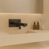 Black Wall Mixer with Spout