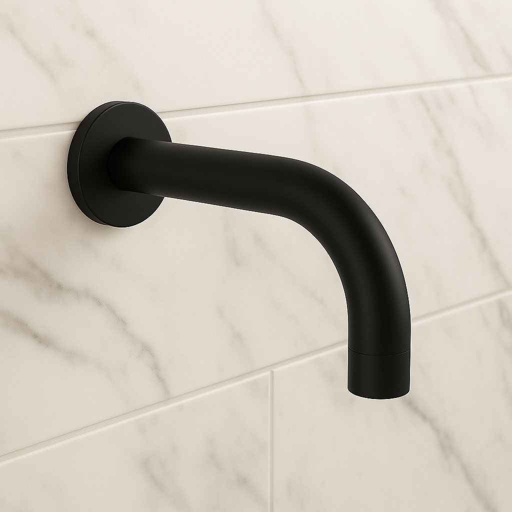 Onix Black Wall Spout