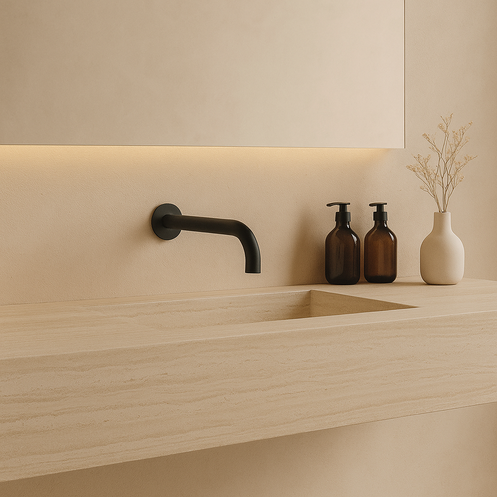 Onix Black Wall Spout