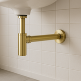 Marbella Brushed Gold 32mm P Trap