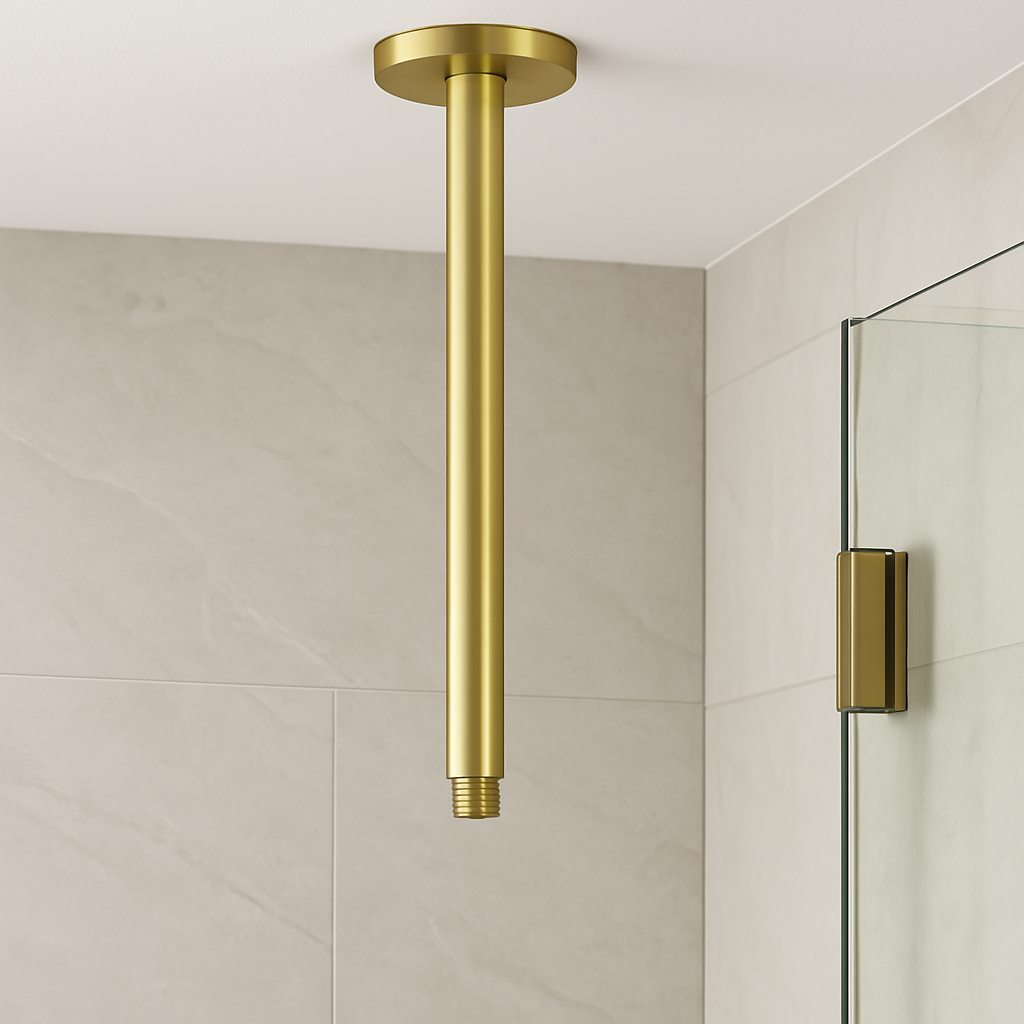 Marbella Brushed Gold Ceiling Arm