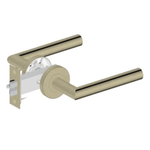 JD-MH600PTS Brushed Gold Door Handle – Luxury brass door handle with modern dual-handle design for elegant interiors.