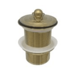 DGP105-40 Brushed Gold Plug – 40mm NO Overflow plug for modern sinks.